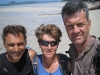 Mark, Gaye, Ed. Happy faces at Chilli Beach. Iron Range NP