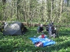Bush camp near Fresnicourt-le-Dolmen