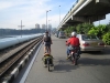 Crossing the causeway into Singapore