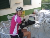 Quick email check pre departure from Fundao, Portugal