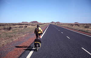 Hwy1 heading South to Pt Hedland. 8/6/01