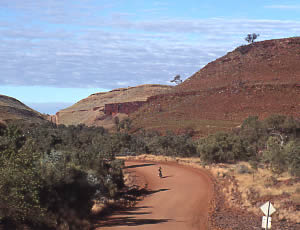Travelling in the Hammersley Ranges. 19/6/01