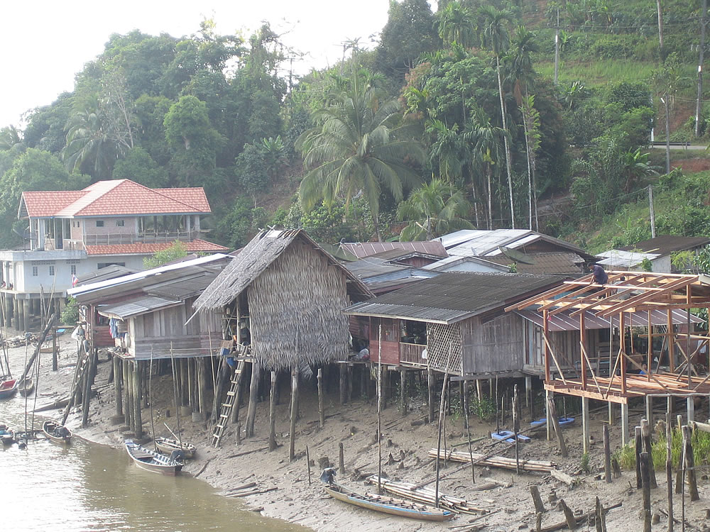 Fishing village near Kra Buri