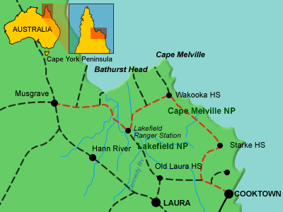 Cape Melville and Lakefield National Parks (Cooktown to Musgrave)