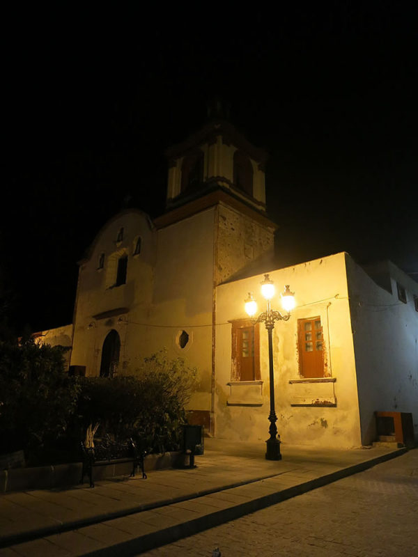 Atmospheric old church in Pinos, Zacatecas province